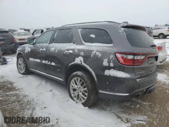 2014 Dodge Durango Citadel z VIN 1C4SDJET8EC591724, wystawiony jako Copart lot #88804615 z przebiegiem 111 700 mil mil oraz Szkoda całkowita • Salvage title. Historia ofert i sprzedaży dostępna na DreamBid. Obrazek 2.