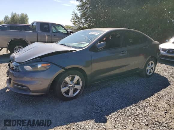 2015 Dodge Dart SXT with VIN 1C3CDFBB2FD128846, listed as a Copart auction lot 68211485 with 81,424 mi miles and Salvage title. Bid and sale history available at DreamBid. Image 1.