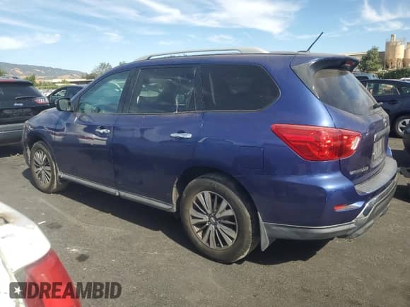 2017 Nissan Pathfinder SV with VIN 5N1DR2MN2HC658725, listed as a Copart auction lot 65841065 with 107,041 mi miles and Salvage title. Bid and sale history available at DreamBid. Image 2.