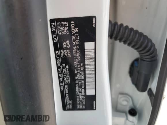 2015 Volvo S60 T5 Premier с VIN YV1612TK0F1344392, выставлен на аукционе Copart как лот 63926495 с пробегом 73 514 миль миль и Списание • Salvage title. История ставок и продаж доступна на DreamBid. Изображение 12.