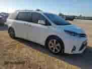 2018 Toyota Sienna SE with VIN 5TDXZ3DCXJS926267, listed as a Copart auction lot 85532495 with 144,559 mi miles and Salvage title. Bid and sale history available at DreamBid. Image 4.