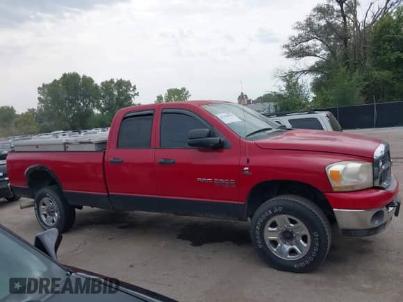 2006 Dodge 2500 SLT with VIN 3D7KS28C46G250834, listed as a IAAI auction lot 43259078 with 46,724 mi miles and . Bid and sale history available at DreamBid. Image 14.