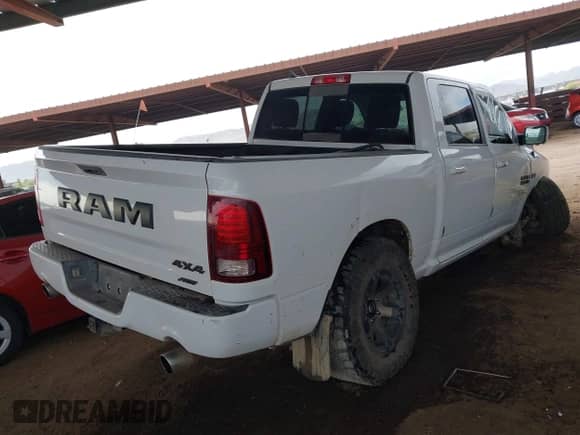 2017 Ram 1500 Sport with VIN 1C6RR7MT7HS850547, listed as a IAAI auction lot 42030619 with 161,542 mi miles and . Bid and sale history available at DreamBid. Image 4.