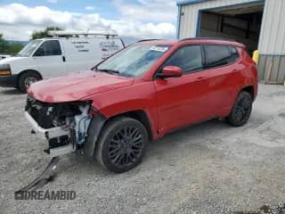 2022 Jeep Compass Limited with VIN 3C4NJDCB7NT234251, listed as a Copart auction lot 66710295 with 36,677 mi miles and Salvage title. Bid and sale history available at DreamBid. Image 1.
