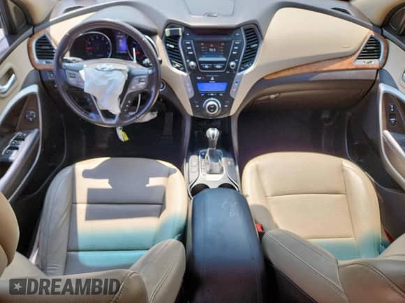 2014 Hyundai Santa Fe z VIN 5XYZU3LA8EG149548, wystawiony jako Copart lot #80868785 z przebiegiem 136 190 mil mil oraz Szkoda całkowita • Salvage title. Historia ofert i sprzedaży dostępna na DreamBid. Obrazek 8.