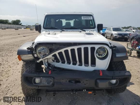 2021 Jeep Wrangler Unlimited Rubicon with VIN 1C4HJXFG8MW549753, listed as a Copart auction lot 69492675 with 59,884 mi miles and Salvage title. Bid and sale history available at DreamBid. Image 5.