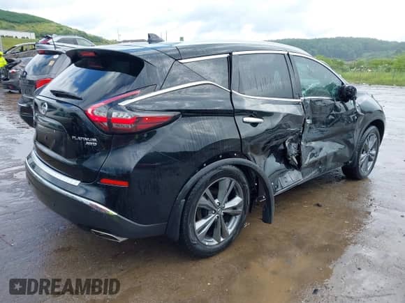 2020 Nissan Murano Platinum z VIN 5N1AZ2DS8LN174144, wystawiony jako IAAI lot #42535059 z przebiegiem 42 380 mil mil oraz . Historia ofert i sprzedaży dostępna na DreamBid. Obrazek 4.