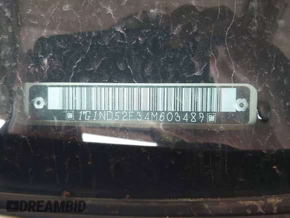 2004 Chevrolet Malibu Classic z VIN 1G1ND52F34M603489, wystawiony jako IAAI lot #42285967 z przebiegiem 146 882 mil mil oraz . Historia ofert i sprzedaży dostępna na DreamBid. Obrazek 9.