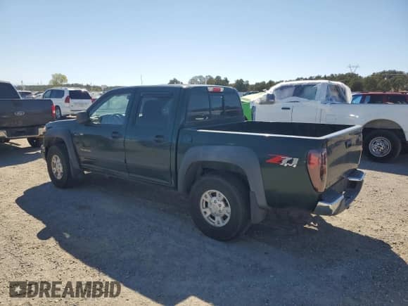 2005 Chevrolet Colorado 1SE LS Z71 with VIN 1GCDT136758207279, listed as a Copart auction lot 83841645 with Not provided miles and Clean title. Bid and sale history available at DreamBid. Image 2.