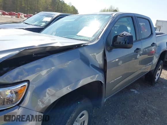 2021 Chevrolet Colorado 2WD Work Truck with VIN 1GCGSBEA0M1288916, listed as a IAAI auction lot 41912378 with 49,258 mi miles and . Bid and sale history available at DreamBid. Image 15.