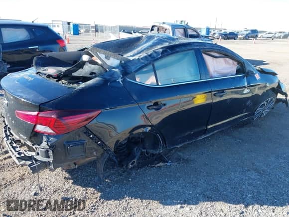 2020 Hyundai Elantra SEL with VIN 5NPD84LF3LH521643, listed as a IAAI auction lot 38474561 with 49,928 mi miles and . Bid and sale history available at DreamBid. Image 4.