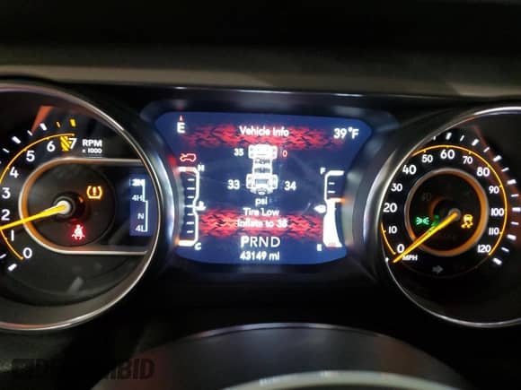 2021 Jeep Wrangler Unlimited 80th Anniversary with VIN 1C4HJXDG2MW724341, listed as a Copart auction lot 46467105 with 43,149 mi miles and Salvage title. Bid and sale history available at DreamBid. Image 9.