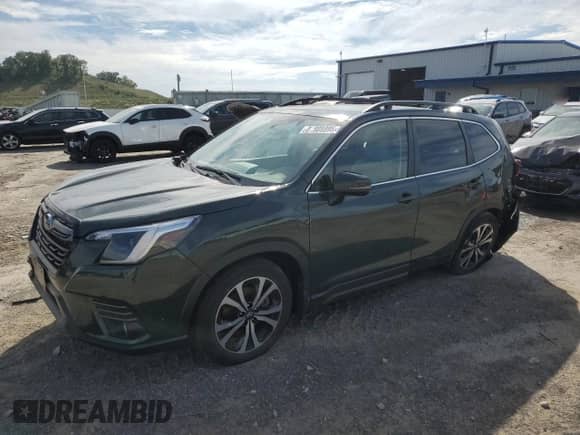 2023 Subaru Forester Limited z VIN JF2SKAPC9PH502981, wystawiony jako Copart lot #81985995 z przebiegiem 26 521 mil mil oraz Szkoda całkowita • Salvage title. Historia ofert i sprzedaży dostępna na DreamBid. Obrazek 1.