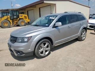 2017 Dodge Journey Crossroad with VIN 3C4PDCGG7HT538975, listed as a Copart auction lot 70304555 with 123,652 mi miles and Salvage title. Bid and sale history available at DreamBid. Image 1.