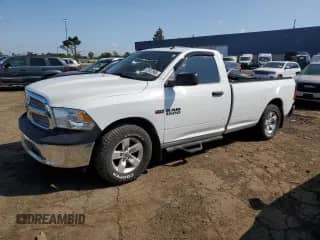 2016 Ram 1500 Tradesman with VIN 3C6JR6DT5GG163063, listed as a Copart auction lot 57837905 with 110,030 mi miles and Clean title. Bid and sale history available at DreamBid. Image 1.