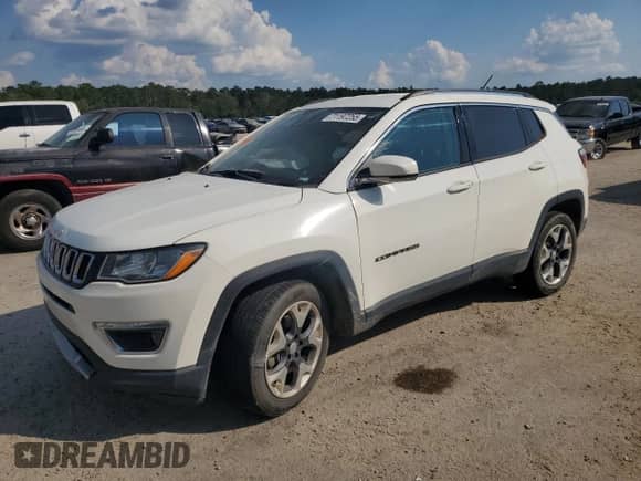2021 Jeep Compass Limited with VIN 3C4NJDCB8MT565354, listed as a Copart auction lot 71197255 with 89,500 mi miles and Salvage title. Bid and sale history available at DreamBid. Image 1.