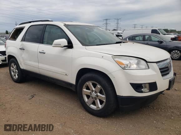 2007 Saturn Outlook XR with VIN 5GZER23777J121885, listed as a Copart auction lot 58338945 with 205,946 mi miles and Salvage title. Bid and sale history available at DreamBid. Image 4.
