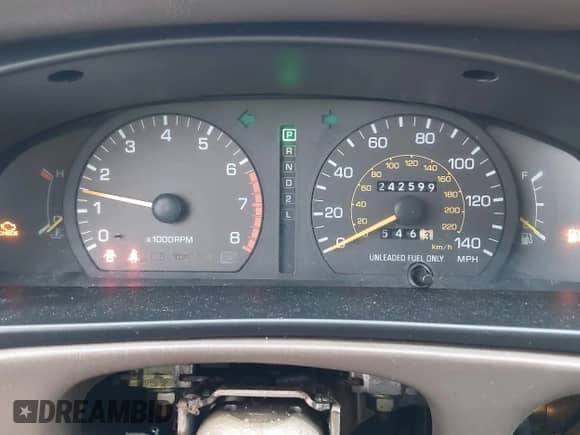 1996 Toyota Camry LE with VIN 4T1EF12K9TU116427, listed as a IAAI auction lot 38696498 with 242,599 mi miles and . Bid and sale history available at DreamBid. Image 7.