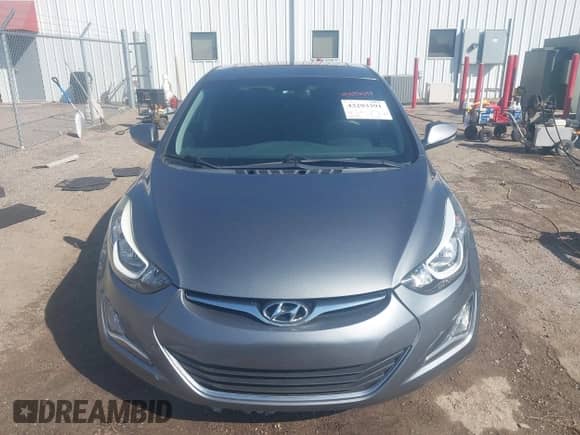 2016 Hyundai Elantra Limited with VIN KMHDH4AE9GU588278, listed as a IAAI auction lot 43293391 with 81,204 mi miles and . Bid and sale history available at DreamBid. Image 12.