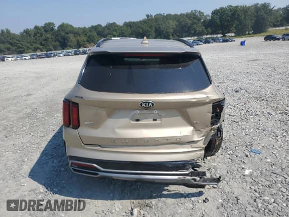 2021 Kia Sorento EX with VIN 5XYRHDLF9MG024756, listed as a Copart auction lot 81564945 with 33,852 mi miles and Salvage title. Bid and sale history available at DreamBid. Image 6.