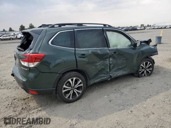 2024 Subaru Forester Limited with VIN JF2SKALC0RH445756, listed as a Copart auction lot 70596985 with 11,369 mi miles and Salvage title. Bid and sale history available at DreamBid. Image 3.
