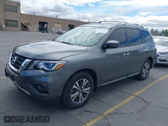 2020 Nissan Pathfinder S with VIN 5N1DR2AN8LC628447, listed as a IAAI auction lot 42789563 with 51,476 mi miles and . Bid and sale history available at DreamBid. Image 19.