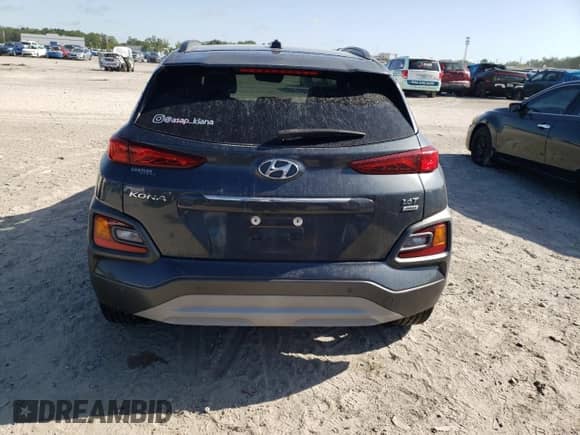 2018 Hyundai Kona Ultimate с VIN KM8K5CA55JU113017, выставлен на аукционе Copart как лот 59072655 с пробегом 58 891 миль миль и Списание • Salvage title. История ставок и продаж доступна на DreamBid. Изображение 6.