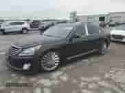 2014 Hyundai Equus Ultimate with VIN KMHGH4JH2EU083638, listed as a Copart auction lot 66659084 with 144,650 mi miles and Salvage title. Bid and sale history available at DreamBid. Image 1.