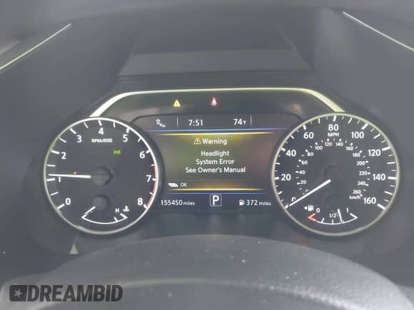 2020 Nissan Murano S with VIN 5N1AZ2AJ1LN166527, listed as a IAAI auction lot 43241990 with 155,450 mi miles and . Bid and sale history available at DreamBid. Image 7.