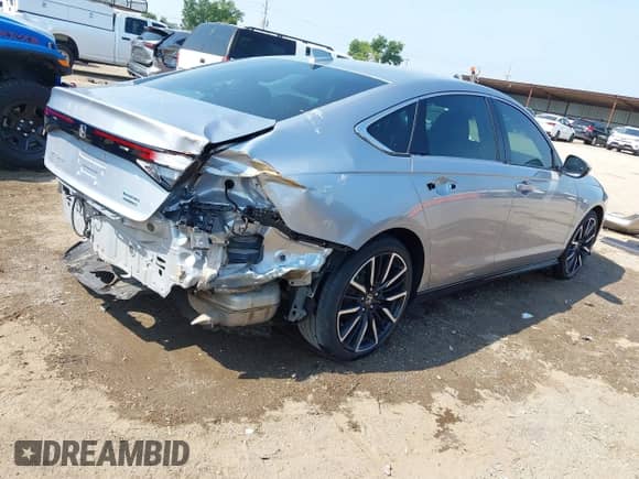 2023 Honda Accord Touring with VIN 1HGCY2F84PA002774, listed as a IAAI auction lot 42908552 with 35,396 mi miles and . Bid and sale history available at DreamBid. Image 4.