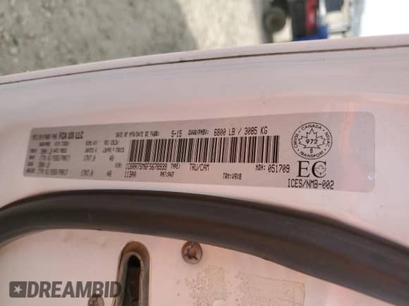 2015 Ram 1500 Tradesman с VIN 1C6RR7SM6FS678939, выставлен на аукционе Copart как лот 65190305 с пробегом 323 604 миль миль и Чистый • Clean title. История ставок и продаж доступна на DreamBid. Изображение 12.