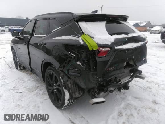 2022 Chevrolet Blazer RS с VIN 3GNKBKRS4NS171473, выставлен на аукционе IAAI как лот 41345128 с пробегом 33 093 миль миль и . История ставок и продаж доступна на DreamBid. Изображение 3.