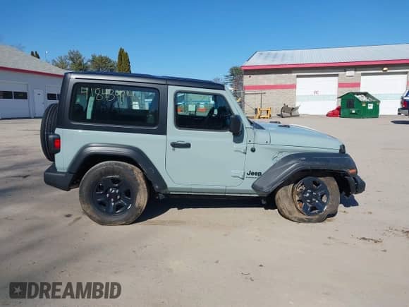 2023 Jeep Wrangler Sport with VIN 1C4GJXAN8PW640978, listed as a IAAI auction lot 41843414 with 16,440 mi miles and . Bid and sale history available at DreamBid. Image 13.