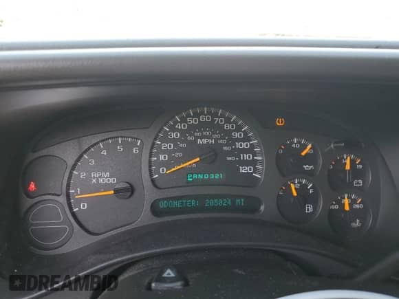 2004 Chevrolet Tahoe LS with VIN 1GNEC13Z84R250995, listed as a Copart auction lot 70758215 with 205,024 mi miles and Salvage title. Bid and sale history available at DreamBid. Image 9.