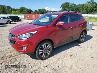 2014 Hyundai Tucson Limited with VIN KM8JU3AG2EU900366, listed as a Copart auction lot 66676835 with 116,983 mi miles and Salvage title. Bid and sale history available at DreamBid. Image 1.