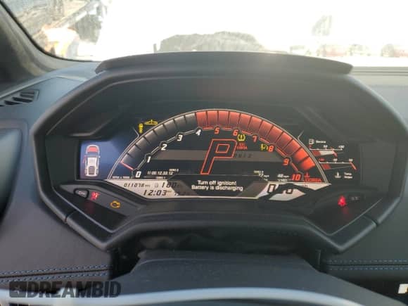 2021 Lamborghini Huracan with VIN ZHWUF5ZF2MLA17322, listed as a Copart auction lot 74884884 with 11,078 mi miles and Non repairable. Bid and sale history available at DreamBid. Image 9.