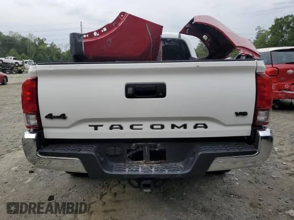 2022 Toyota Tacoma SR5 with VIN 3TYDZ5BN9NT013836, listed as a Copart auction lot 84573435 with 89,105 mi miles and Salvage title. Bid and sale history available at DreamBid. Image 6.