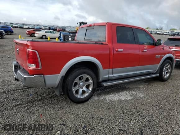 2017 Ram 1500 Laramie with VIN 1C6RR6NTXHS562112, listed as a Copart auction lot 52813915 with 151,167 mi miles and Salvage title. Bid and sale history available at DreamBid. Image 3.