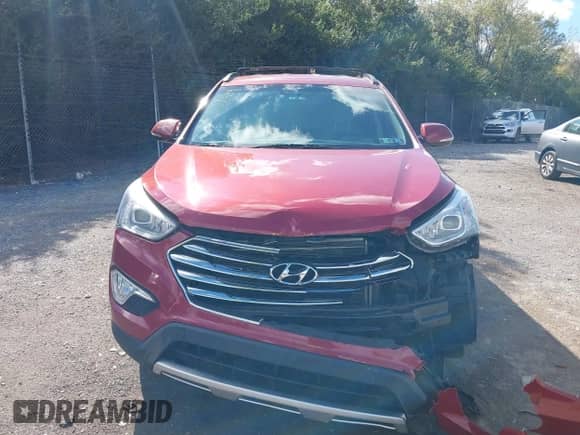 2015 Hyundai Santa Fe GLS with VIN KM8SNDHF2FU114329, listed as a IAAI auction lot 43485631 with 107,573 mi miles and . Bid and sale history available at DreamBid. Image 13.