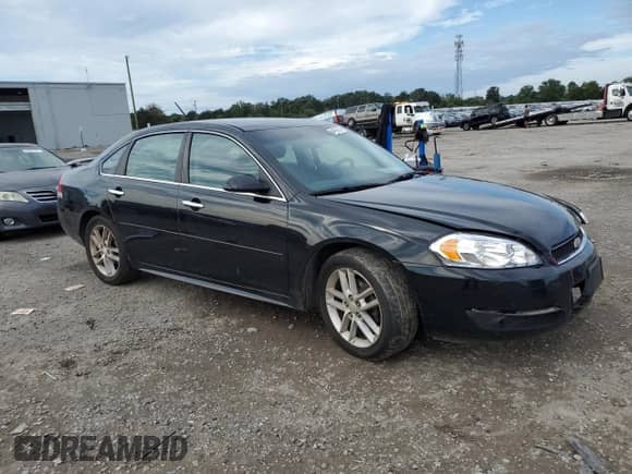 2012 Chevrolet Impala LTZ with VIN 2G1WC5E39C1225424, listed as a Copart auction lot 84376665 with 181,167 mi miles and Salvage title. Bid and sale history available at DreamBid. Image 4.