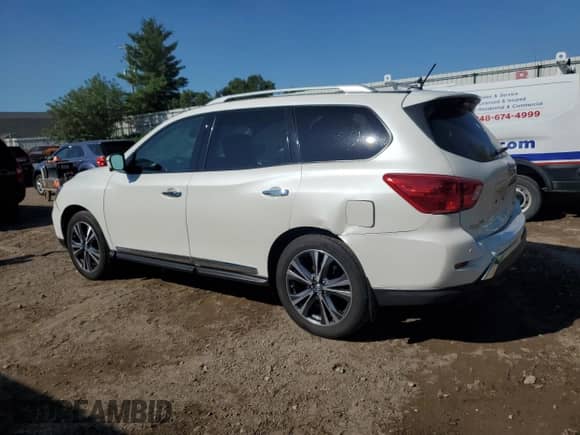 2017 Nissan Pathfinder SV with VIN 5N1DR2MM8HC628331, listed as a Copart auction lot 69947665 with 125,592 mi miles and Salvage title. Bid and sale history available at DreamBid. Image 2.
