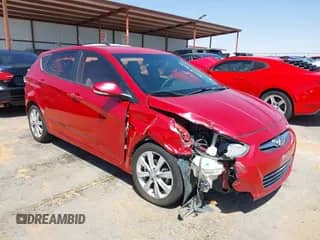 2013 Hyundai Accent SE with VIN KMHCU5AEXDU121041, listed as a IAAI auction lot 42033170 with 103,715 mi miles and . Bid and sale history available at DreamBid. Image 1.