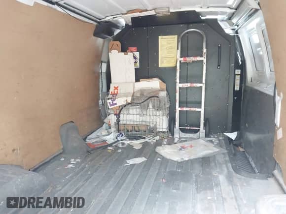 2010 Ford Econoline Cargo Commercial with VIN 1FTNE1EWXADA91492, listed as a IAAI auction lot 42707525 with 435,844 mi miles and . Bid and sale history available at DreamBid. Image 8.