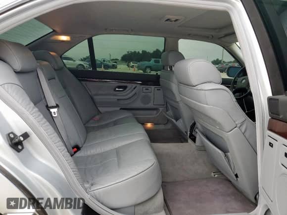 1998 BMW 7 Series 740iL with VIN WBAGJ8325WDM23145, listed as a Copart auction lot 59568805 with 97,437 mi miles and Clean title. Bid and sale history available at DreamBid. Image 10.