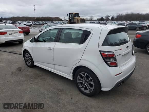 2018 Chevrolet Sonic LT with VIN 1G1JD6SB8J4112882, listed as a Copart auction lot 50329714 with 92,192 mi miles and Salvage title. Bid and sale history available at DreamBid. Image 2.