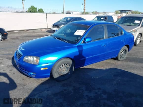 2004 Hyundai Elantra GLS with VIN KMHDN46D34U899158, listed as a IAAI auction lot 43177462 with 119,592 mi miles and . Bid and sale history available at DreamBid. Image 2.