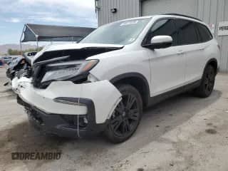 2022 Honda Pilot Black Edition z VIN 5FNYF6H76NB024432, wystawiony jako Copart lot #58972035 z przebiegiem 75 534 mil mil oraz Szkoda całkowita • Salvage title. Historia ofert i sprzedaży dostępna na DreamBid. Obrazek 1.