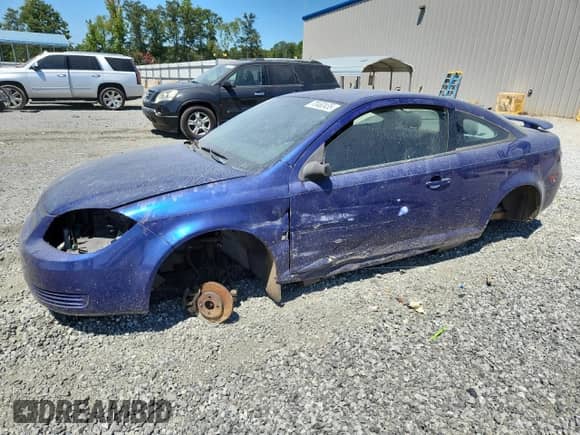 2007 Chevrolet Cobalt LT z VIN 1G1AL15F477191205, wystawiony jako Copart lot #70462435 z przebiegiem Nie podano mil oraz Szkoda całkowita • Salvage title. Historia ofert i sprzedaży dostępna na DreamBid. Obrazek 1.