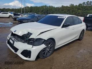 2019 BMW 3 Series 330i with VIN 3MW5R1J58K8A03679, listed as a Copart auction lot 84406225 with 85,006 mi miles and Salvage title. Bid and sale history available at DreamBid. Image 1.