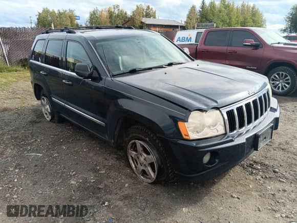 2007 Jeep Grand Cherokee Limited with VIN 1J8HR58287C686656, listed as a Copart auction lot 68791345 with 181,597 mi miles and Salvage title. Bid and sale history available at DreamBid. Image 4.